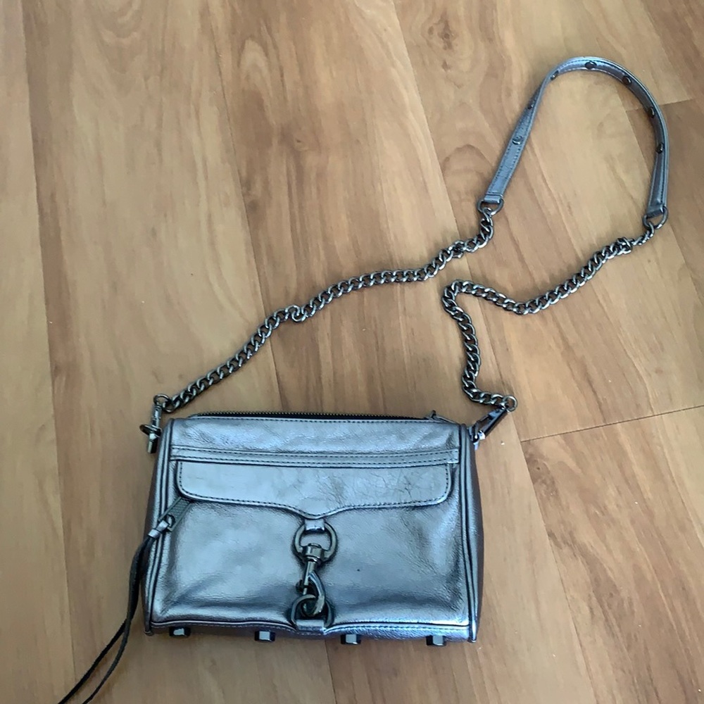 Silver Rebecca minkoff bag